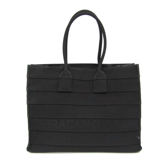 SALVATORE FERRAGAMO Black Tote Bag - Picture 1 of 15